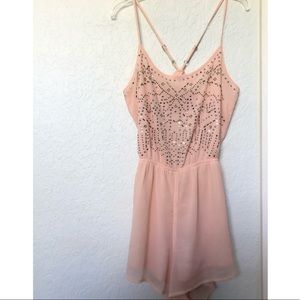 Hollister Light Pink Romper